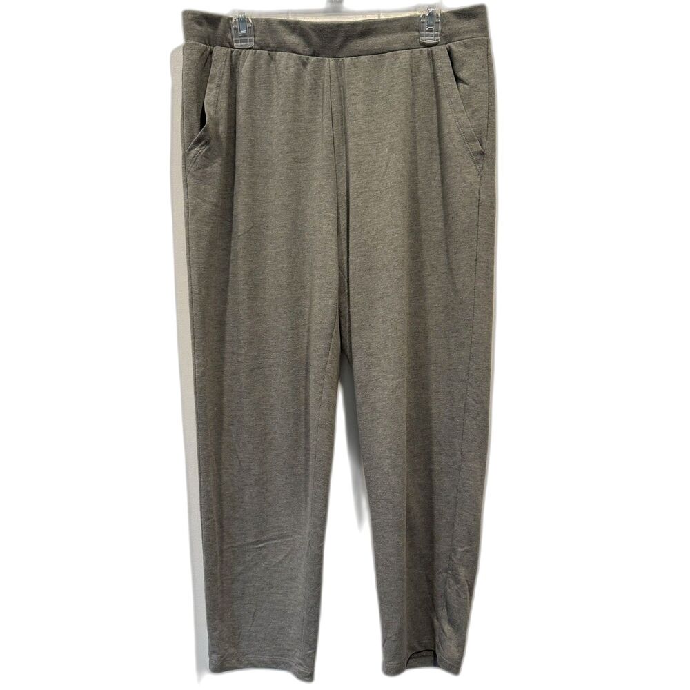 Banana Republic Pants Tapered Leg Pull-On Gray Pockets Casual Women sz Large